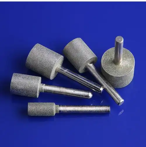 金钢砂磨头金刚砂磨头金刚石金刚砂轮打磨头t形翡翠玉石原石去皮抛光