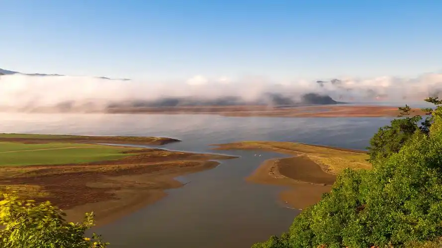 丹东绿江村风景高清桌面壁纸