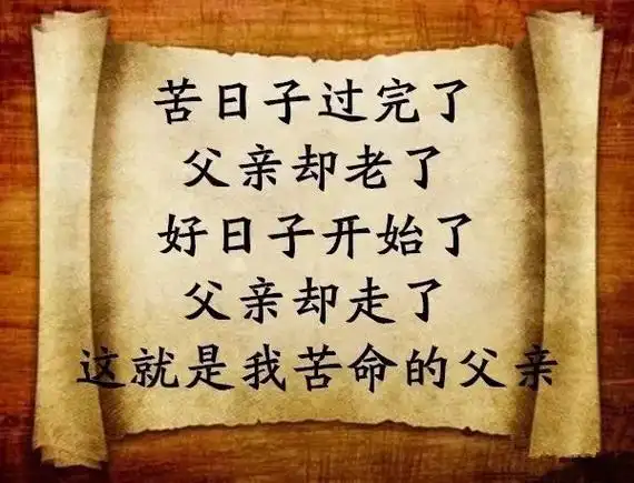 没有父亲的父亲节看哭了