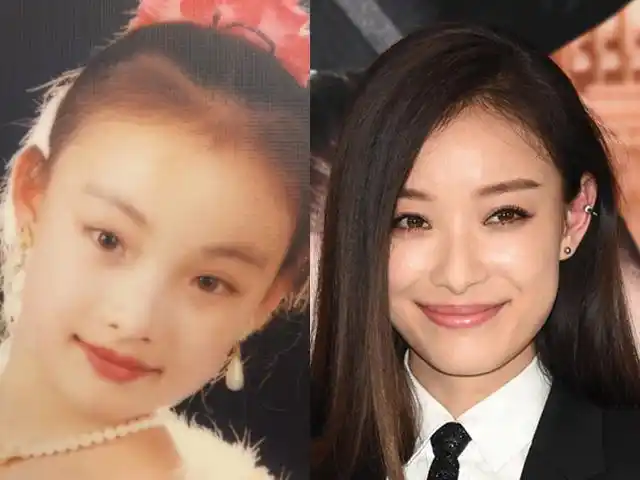 倪妮,从小就是俊俏个性的女孩.