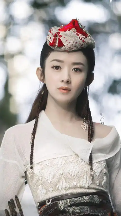 明星赵丽颖古装照片清纯可爱温柔体贴气质高雅美丽动人