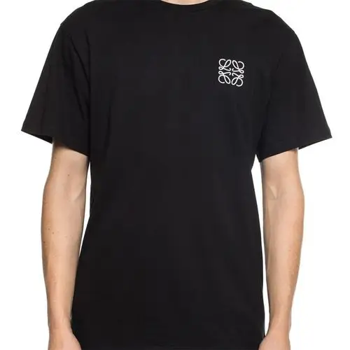 loewe/罗意威 19秋冬新款时尚胸标男士短袖t恤黑色 h6299000cr-1100