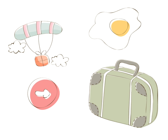 旅行箱卡通图片大全