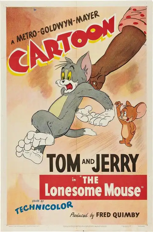 tomandjerry复古风电影海报