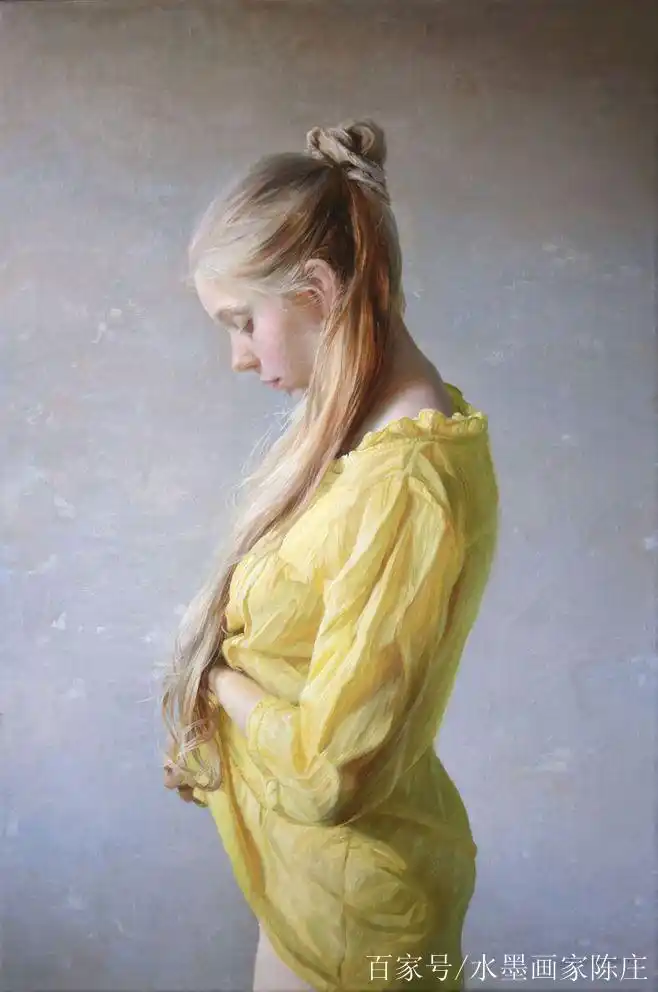 一种柔美的情调!6张当代俄罗斯油画家的超级写实人物画