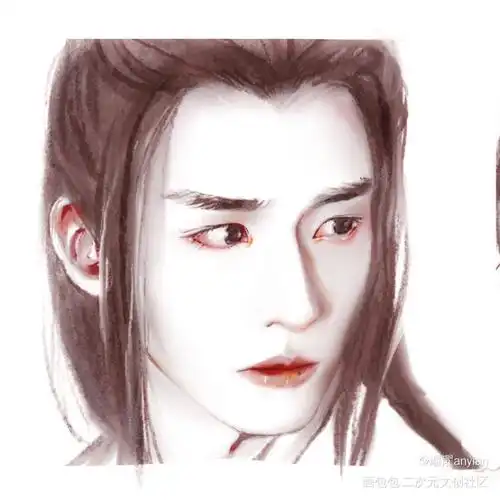 小情侣吵架 老婆们哭哭_温客行山河令周子舒浪浪钉古风绘画作品