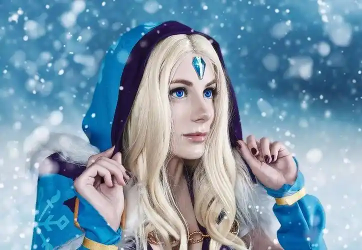 dota2每周cosplay精选最后一张这个冰女我要了