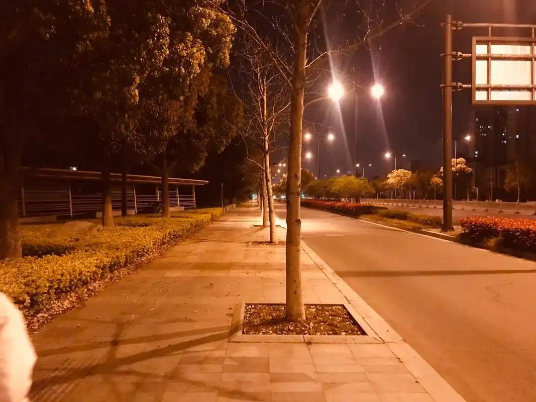 暖色调的路灯都是指引内心孤独人们归家的方向