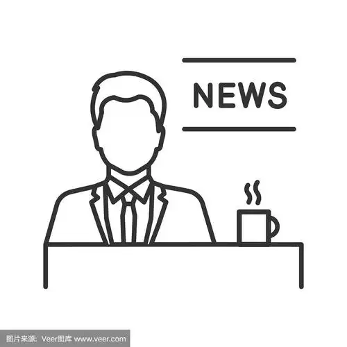 电视节目主持人的图标