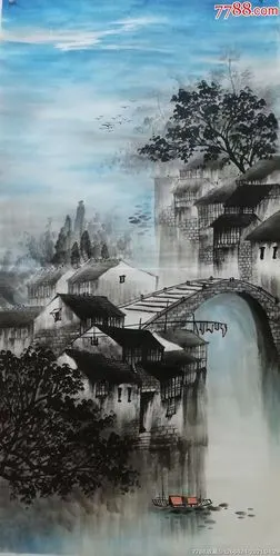 沈松-山水国画原作-7788商城__七七八八商品交易平台(7788.com)