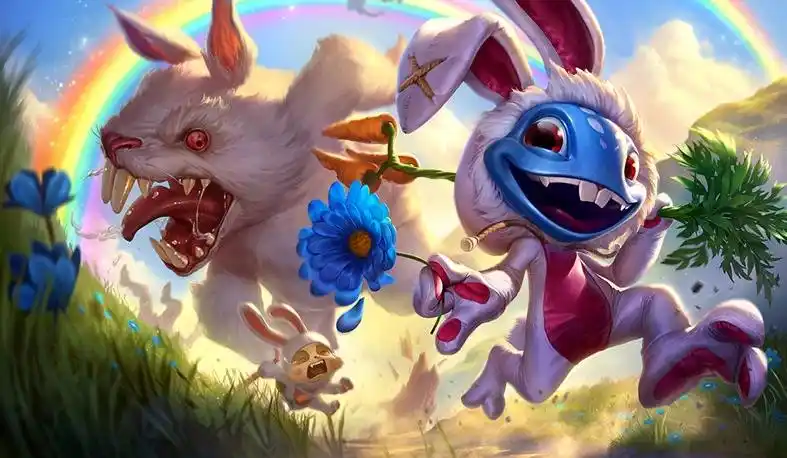 lol兔宝宝菲兹皮肤鉴赏 小鱼人兔宝宝菲兹皮肤怎么样?