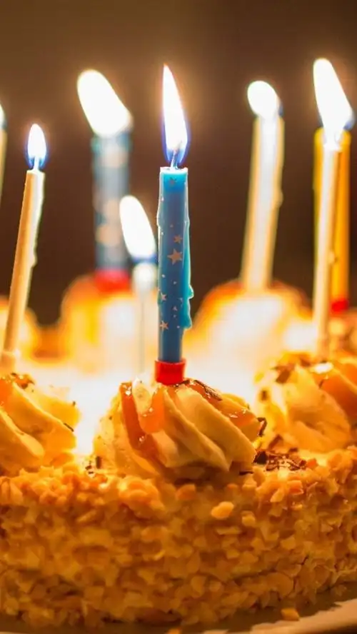 生日快乐蛋糕,蜡烛 iphone 壁纸