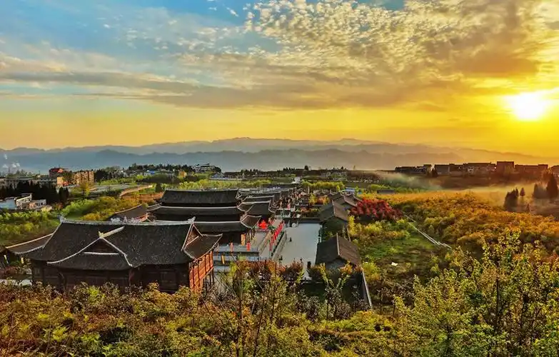 大方县慕俄格古城景区贵州宣慰府.黄承义摄