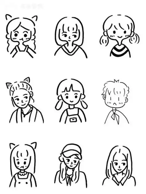 画人物的简笔画画画简单人物