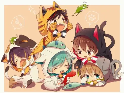 二次元,插画,绘画,动漫沐98嘲嵩偶像梦幻祭 流星队 男子 少年