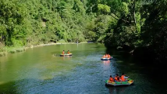 井冈山蜀水河漂流