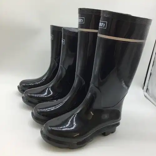 回力818中高筒雨靴 牛筋底雨靴男雨鞋 防水防滑耐磨钓鱼水鞋