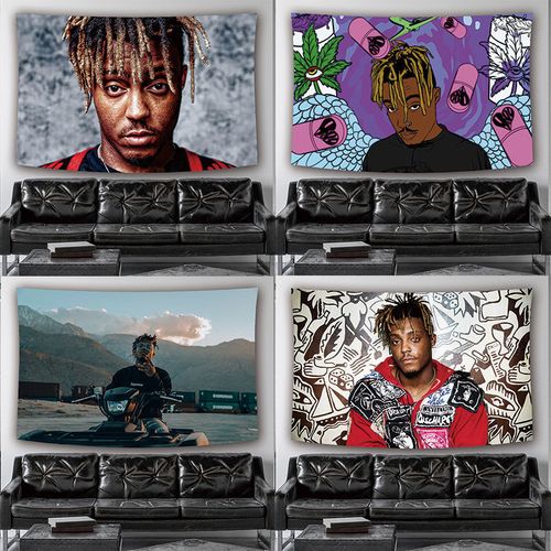 嘻哈歌手果汁儿挂布墙面背景布说唱街头装房间宿舍卧室床头挂毯