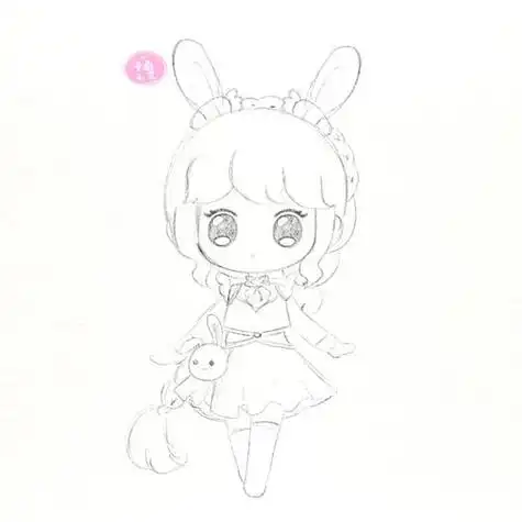 斗罗大陆小舞 简笔画线稿 画画图小舞斗罗大陆简笔