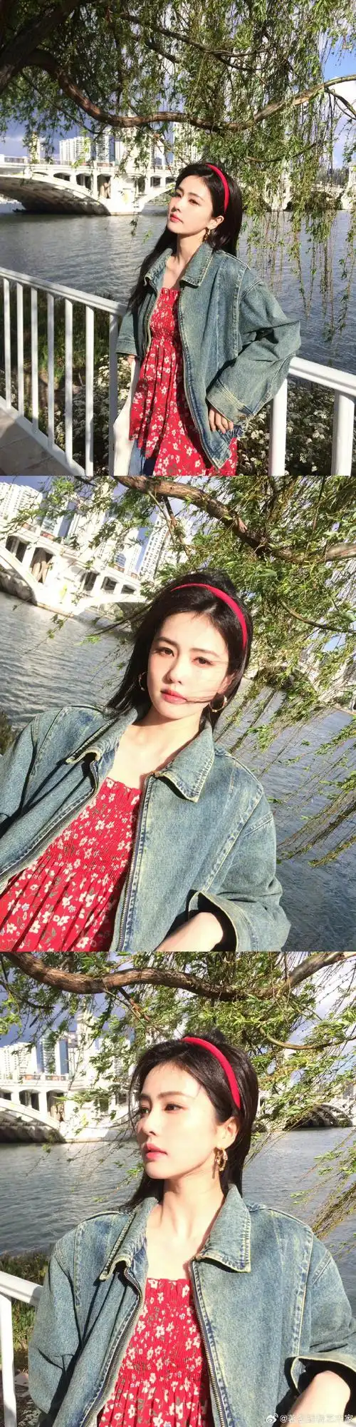 白鹿一口气发了28张照片