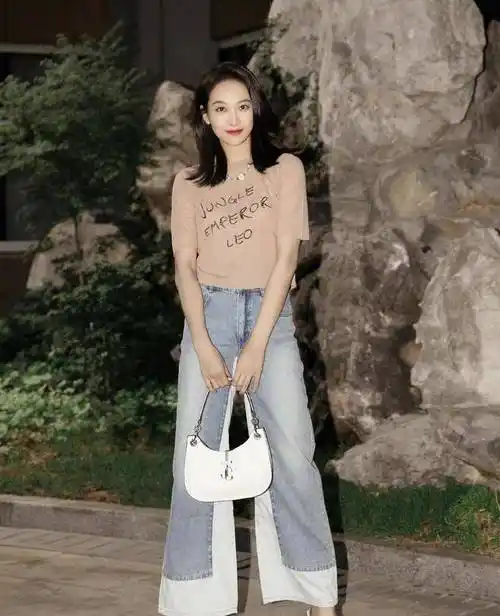 33岁宋茜还挺有少女感,穿白色纱裙像公主,配锁骨发时尚感强_造型_效果