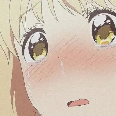捂着脸哭的动漫女生头像