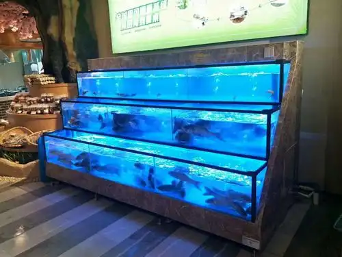 生鲜店鱼缸定做 浏阳超市海鲜池