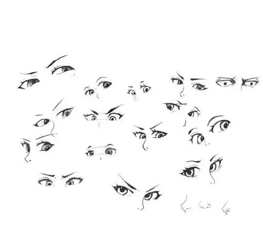 五官线稿练习
