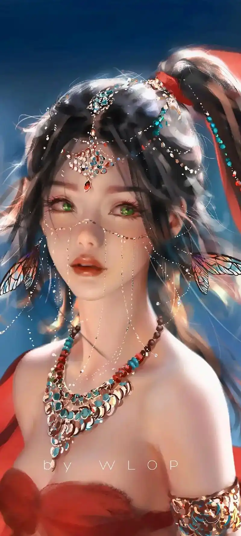 鬼刀动漫#鬼刀#手机壁纸竖版#二次元 #手机壁纸 #壁纸 # - 抖音