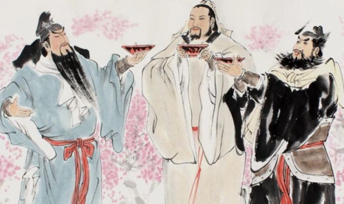 刘关张桃园三结义——生死之交的意思