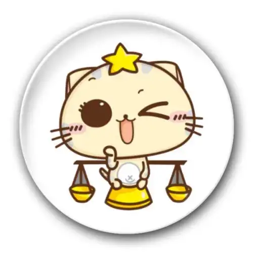 十二星座天秤座简笔画头像