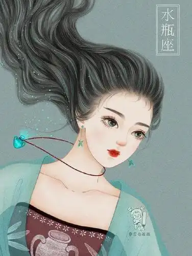 超美古风插图|十二星座的性格特质,你真正了解自己吗?