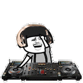 蘑菇头dj搞笑二货gif动图_动态图_表情包下载_soogif