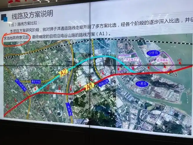 狮子洋过江通道建在鸡谷山西路上是否考虑过沿线群众的安危