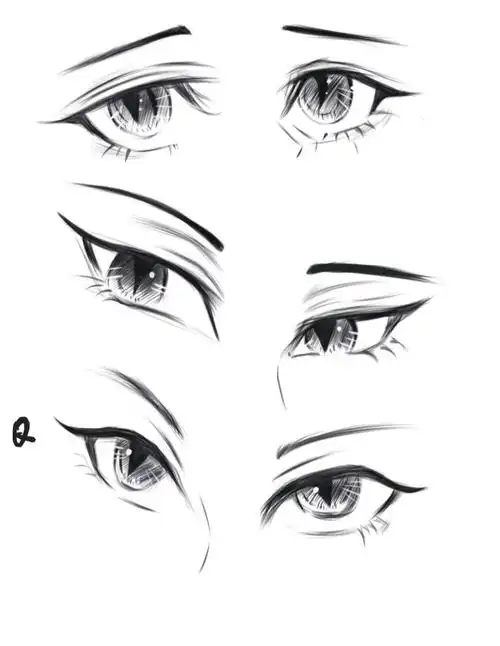 procreate绘画  #自律  #线稿  #黑白线描