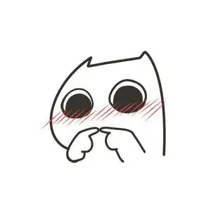 牛胖对手指害羞-发表情