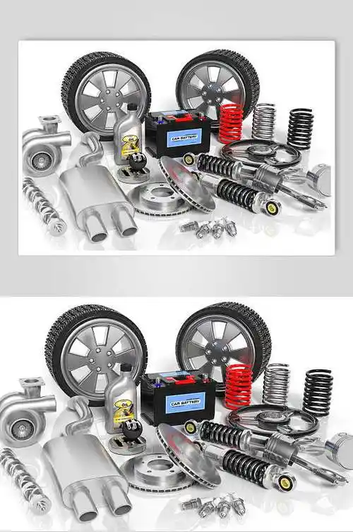 汽车引擎零件配件高清图片