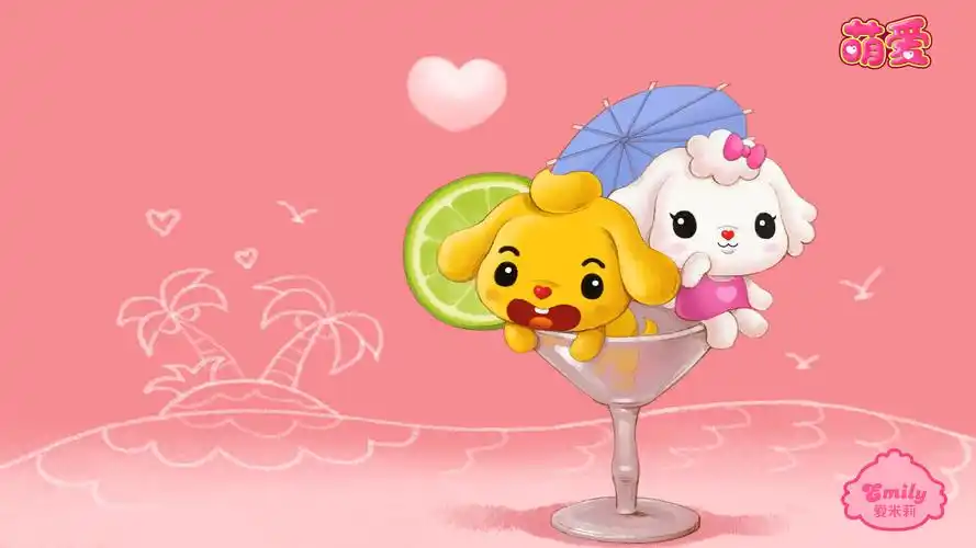 爱米莉《萌爱》高清电脑桌面壁纸下载-卡通动漫-壁纸下载-美桌网