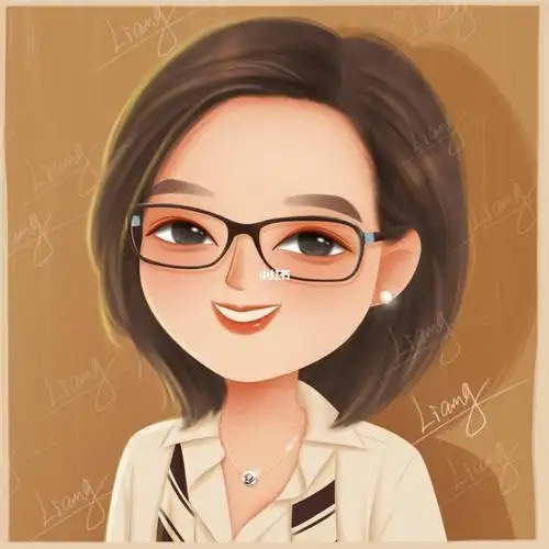 戴眼镜漫画女生头像霸气 - 可爱卡通头像!