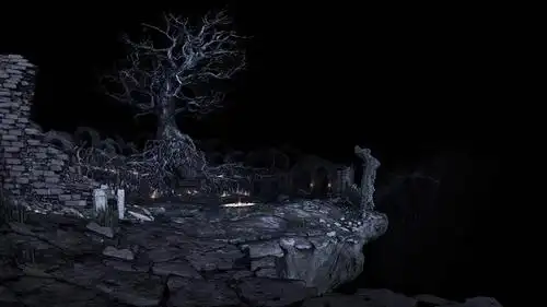 黑暗灵魂darksoulsiii夜晚视频游戏坟墓