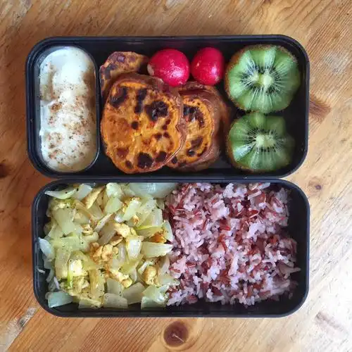 千绿做的上班族的午餐便当