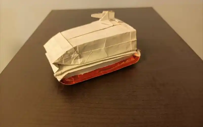 折纸运兵装甲车教程 这个装甲车长的好像m-113哎