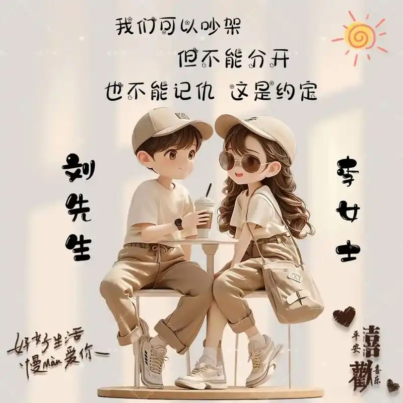 你们的感情到哪一步了?能用情侣头像了吗?#情侣头像 - 抖音