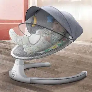 孩子家婴儿摇椅电动摇篮摇摇椅哄娃神器安抚椅新生儿躺椅哄睡椅电