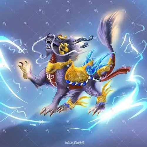 上古神兽坐骑之墨麒麟