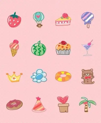 这些小图案线条简单,色彩也不复杂,很适合刚学刺绣的小伙伴们做图样.