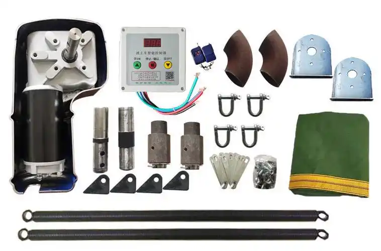 秋颖渣土车自动篷布全套配件滑轮自卸车电动卷蓬环保盖货车甩杆式篷布