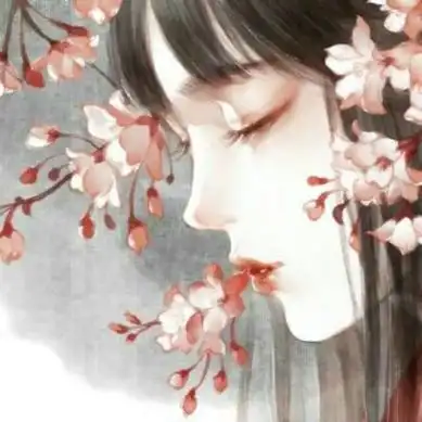 古风侧脸头像女