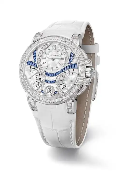 海瑞温斯顿推出全新海洋ocean系列biretrogradediamondwaves36毫米