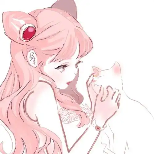 动漫女头|二次元粉发头像 粉毛 动漫女生头像_腾讯新闻